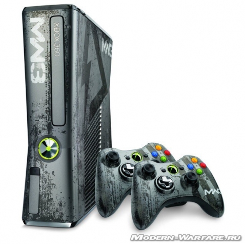 Xbox 360 стилизованный под Call of Duty: Modern Warfare 3