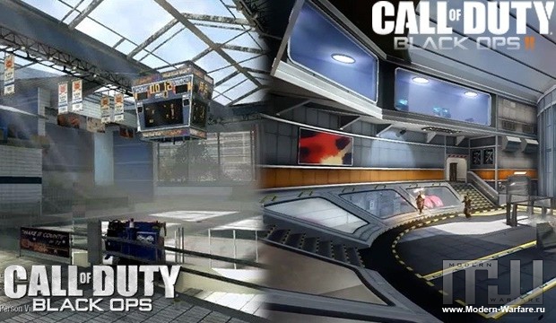 Сравнение карт из последнего DLC Call of Duty: Black Ops 2 – Takeoff/Dig и Stadium/Courtyard