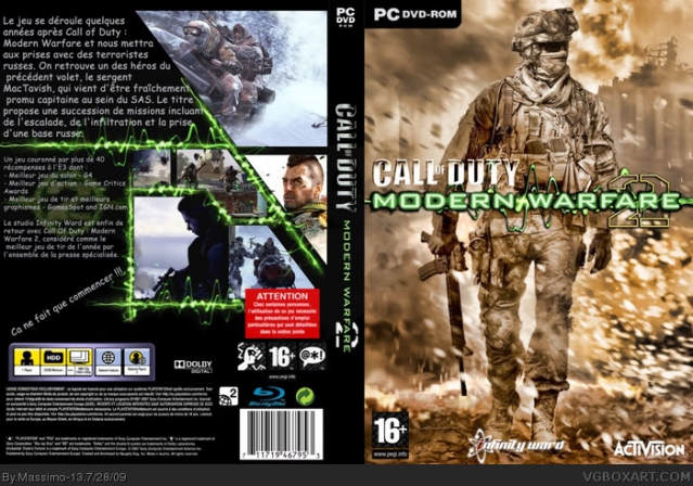 Обложка Call of Duty Modern Warfare 2